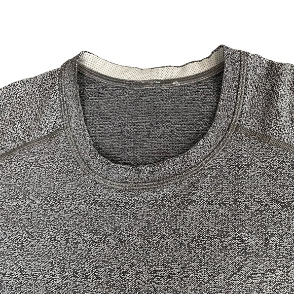 lululemon Men’s Metal Vent Tech Long Sleeve Black White XL - Picture 8 of 15